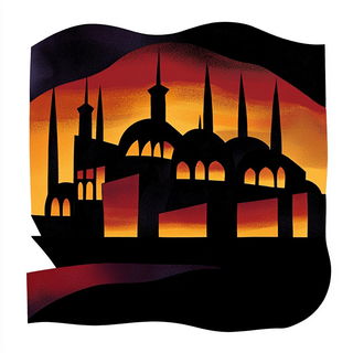 Dioramyth style, Midjourney V6.1: bold minimalist logo design for Istanbul city municipal services