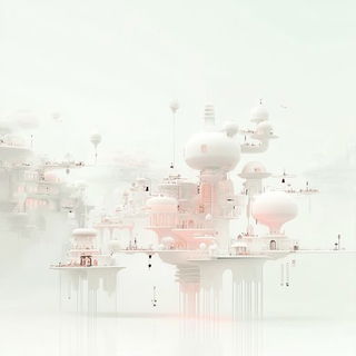 Burinflare style, Midjourney V6.1: megacity with futuristic bioarchitecture