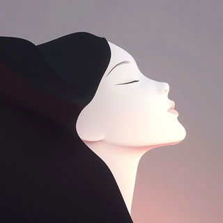 Ethereal Pastel Elegance style, Midjourney V6.1: abstract 3D render