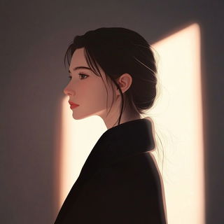 Ethereal Pastel Elegance style, Midjourney V6.1: photographic portrait of female protagonist