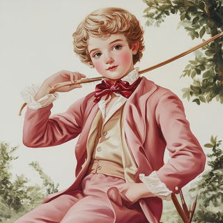 Geometquette style, Midjourney V6.1: classical 18th-century oil painting