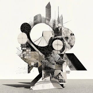 Chromabook style, Midjourney V6.1: abstract 3D render