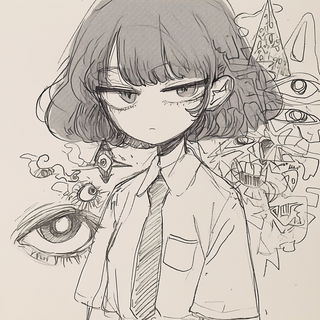 Minka Cloudcourt style, Midjourney V6.1: black-and-white manga comic strip