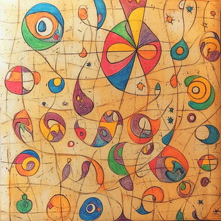 Minka Cloudcourt style, Midjourney V6.1: creative pattern composition