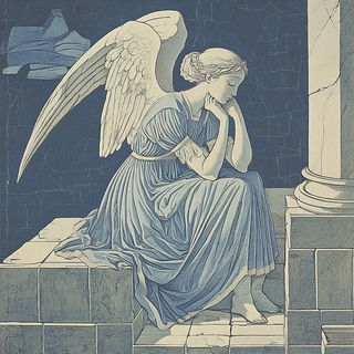 Scallopchrome style, Midjourney V6.1: classical 18th-century oil painting