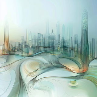 Sunscoured Tropic style, Midjourney V6.1: megacity with futuristic bioarchitecture