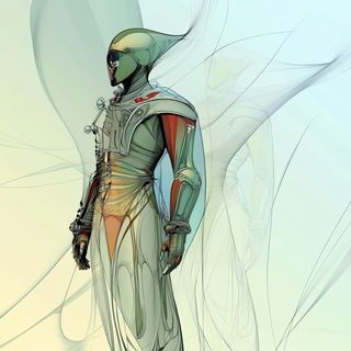 Sunscoured Tropic style, Midjourney V6.1: concept art character design of retropunk steam knight