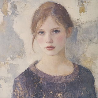 Chromasketch style, Midjourney V6.1: photographic portrait of female protagonist