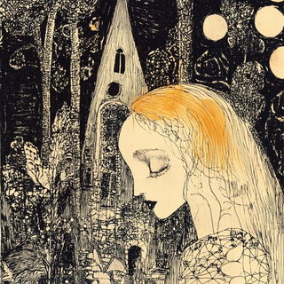 Serracourt Atelier style, Midjourney V6.1: retro fairy-tale illustration