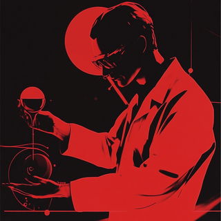 Citadellacollage style, Midjourney V6.1: editorial illustration for popular scientific magazine cover