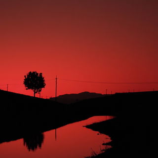 Citadellacollage style, Midjourney V6.1: realistic landscape photograph of quiet dawn