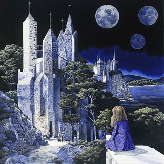 Gilded Phyllomancy style, Midjourney V6.1: retro fairy-tale illustration