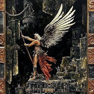 Perihelion Orbs style, Midjourney V6.1: classical 18th-century oil painting
