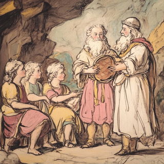 Chromafable style, Midjourney V6.1: classical 18th-century oil painting