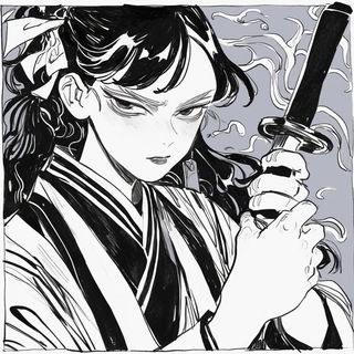 Burin Railway Mythography style, Midjourney V6.1: black-and-white manga comic strip