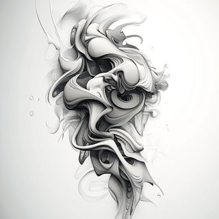 Archfolklore style, Midjourney V6.1: abstract 3D render