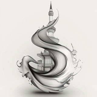 Archfolklore style, Midjourney V6.1: bold minimalist logo design for Istanbul city municipal services