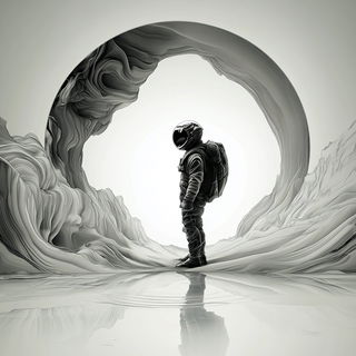 Archfolklore style, Midjourney V6.1: cinematic shot from sci-fi movie