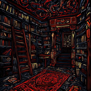 Knotwork Panic style, Midjourney V6.1: Midlibrary