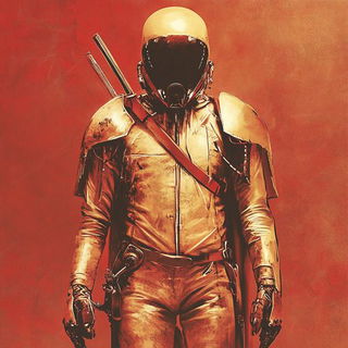 Marlowe Botanical Archive style, Midjourney V6.1: concept art character design of retropunk steam knight