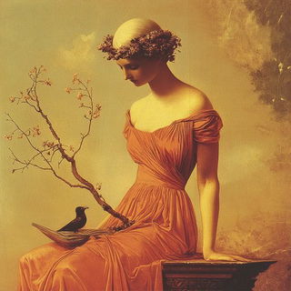 Marlowe Botanical Archive style, Midjourney V6.1: classical 18th-century oil painting