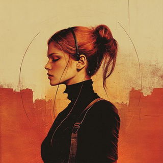 Marlowe Botanical Archive style, Midjourney V6.1: photographic portrait of female protagonist