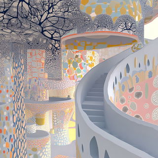 Spheresigil style, Midjourney V6.1: abstract 3D render