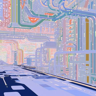 Spheresigil style, Midjourney V6.1: technical infrastructure blueprint schematics