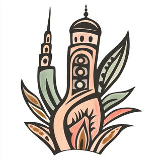 Contourpress style, Midjourney V6.1: bold minimalist logo design for Istanbul city municipal services