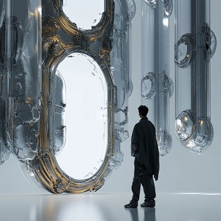 Cloudsong Buffa style, Midjourney V6.1: cinematic shot from sci-fi movie