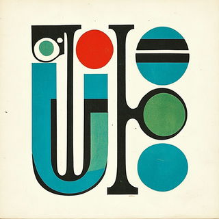 Pines Beneath the Cel Clouds style, Midjourney V6.1: typographic composition with large letters