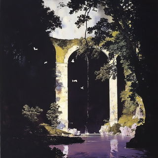 Midway Magenta style, Midjourney V6.1: classical 18th-century oil painting