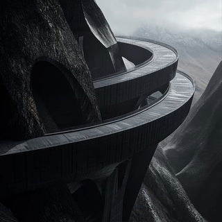 Briarwarp style, Midjourney V6.1: abstract 3D render