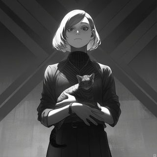 Briarwarp style, Midjourney V6.1: black-and-white manga comic strip