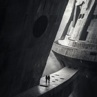 Briarwarp style, Midjourney V6.1: cinematic shot from sci-fi movie