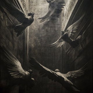 Briarwarp style, Midjourney V6.1: classical 18th-century oil painting