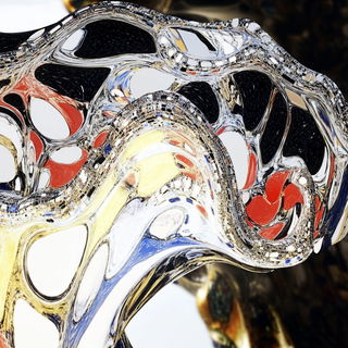 Scalefoam style, Midjourney V6.1: abstract 3D render
