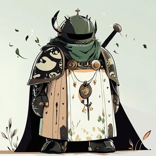 Carabid Sunmark style, Midjourney V6.1: concept art character design of retropunk steam knight
