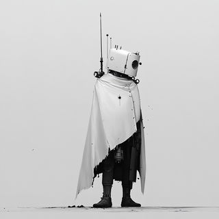 Forgebloom style, Midjourney V6.1: concept art character design of retropunk steam knight