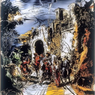 Domedance style, Midjourney V6.1: classical 18th-century oil painting