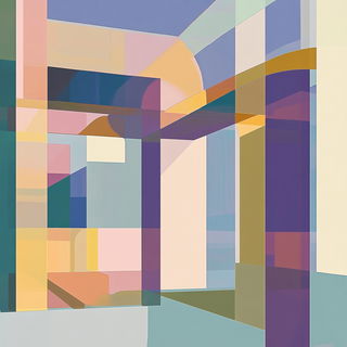 Ferricircuit style, Midjourney V6.1: abstract 3D render