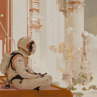 Whaleflash style, Midjourney V6.1: cinematic shot from sci-fi movie