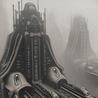 Kaleidocel Forge style, Midjourney V6.1: cinematic shot from sci-fi movie