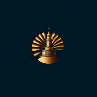 Muralgami style, Midjourney V6.1: bold minimalist logo design for Istanbul city municipal services