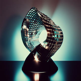 Haloferia style, Midjourney V6.1: abstract 3D render