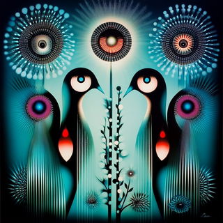 Haloferia style, Midjourney V6.1: traditional folk art
