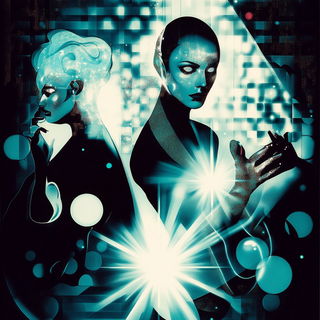 Haloferia style, Midjourney V6.1: editorial illustration for popular scientific magazine cover