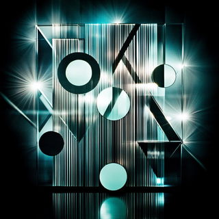 Haloferia style, Midjourney V6.1: typographic composition with large letters