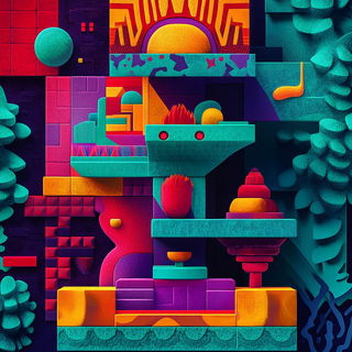 Risoramastra style, Midjourney V6.1: abstract 3D render