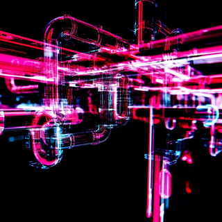 Cellular Aurora style, Midjourney V6.1: technical infrastructure blueprint schematics
